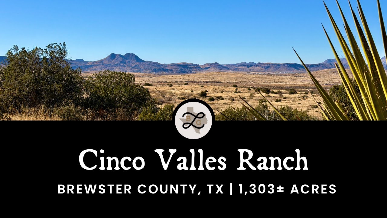 Cinco Valles Ranch | Brewster County, TX | 1,303± Acres