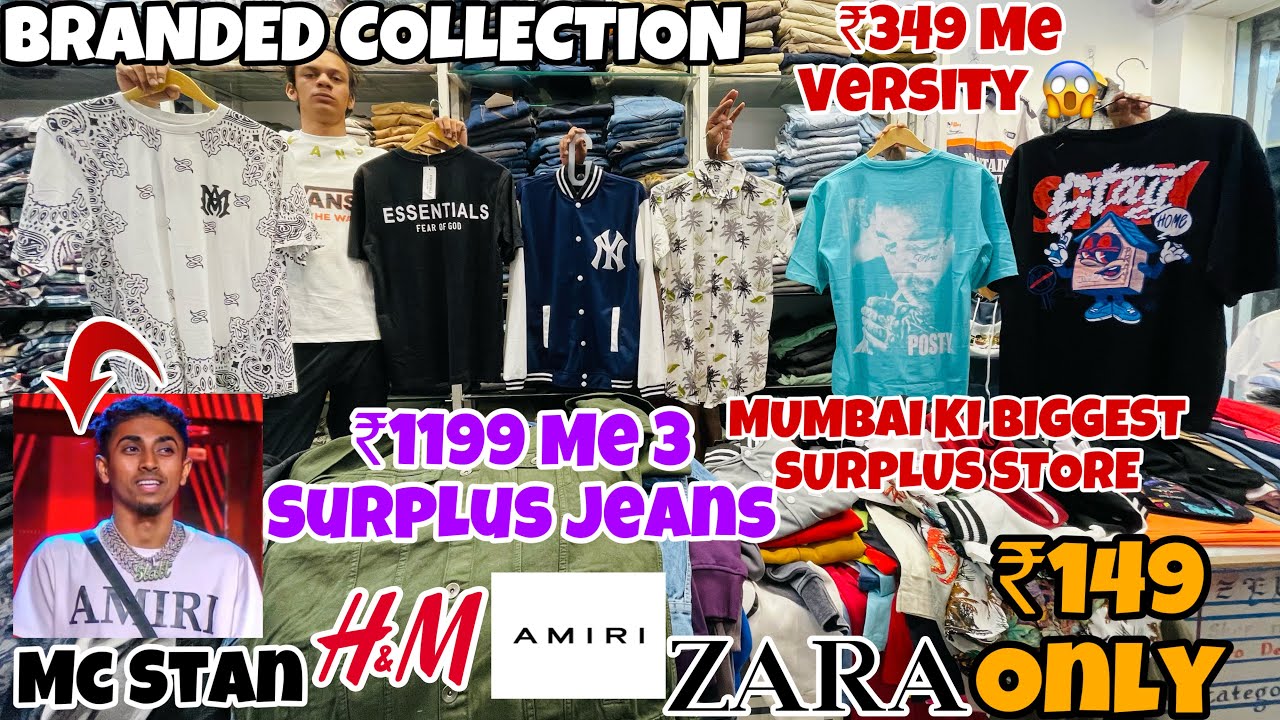 Branded Clothes At 90% Off 😱, ₹149 Only, Mc Stan Amiri T-Shirts, Original Cargos