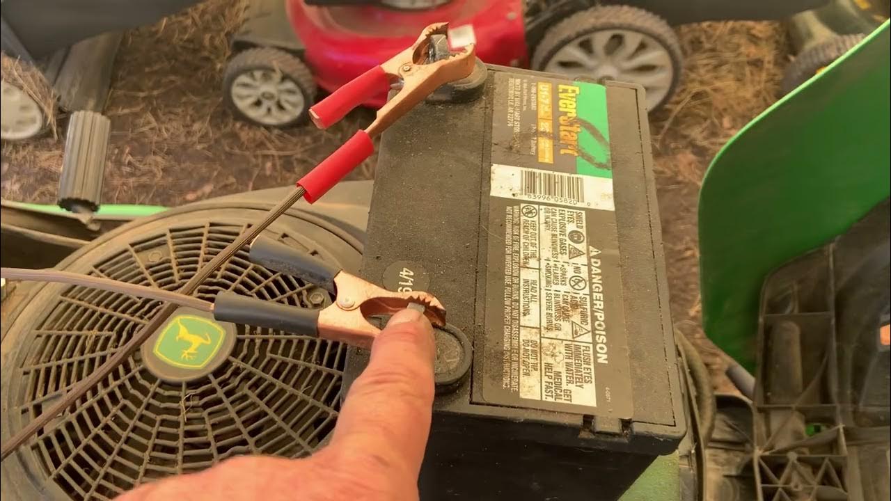 How to charge a completely dead battery - YouTube
