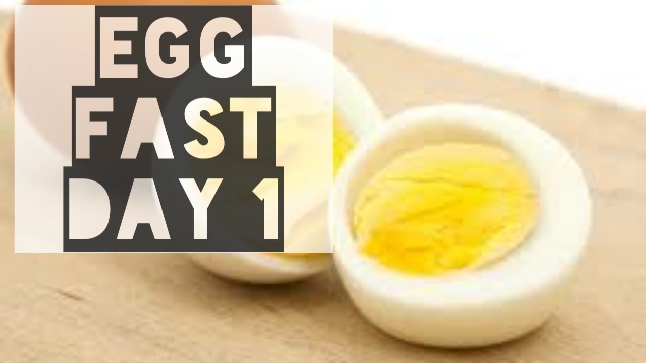 EGG FAST Day 1 BANTING (two week journey) - YouTube