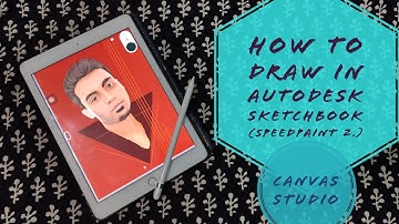How to draw portrait in Autodesk Sketchbook 2  (SPEEDPAINT)