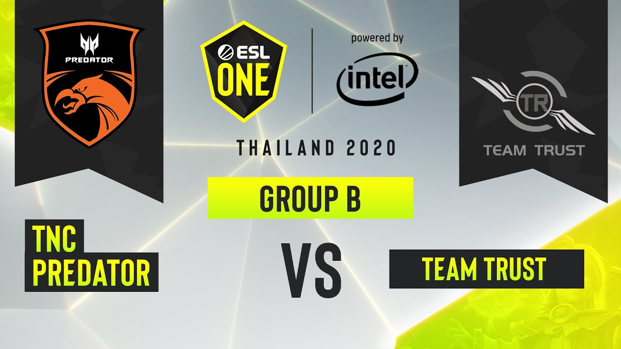 Dota2 - TNC Predator vs. Team Trust - Game 2 - ESL One Thailand 2020 - Group B - Asia