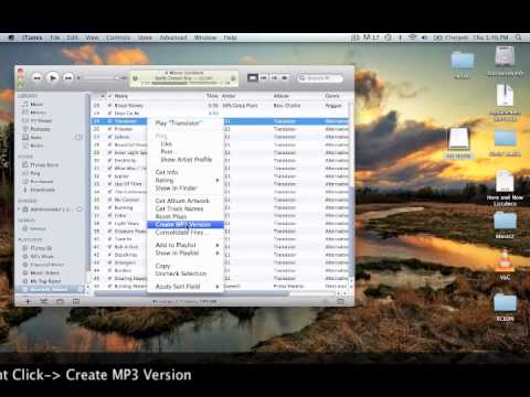 convert itunes downloads to mp3 format