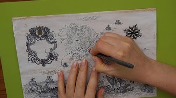 How To Make a Pirate Treasure Map DIY. 2nd Method