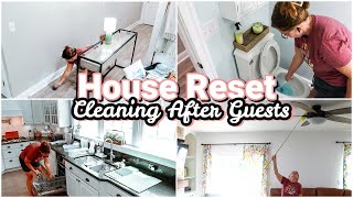 Whole House Clean With Me 2023 House Reset After Company Cleaning Motivation