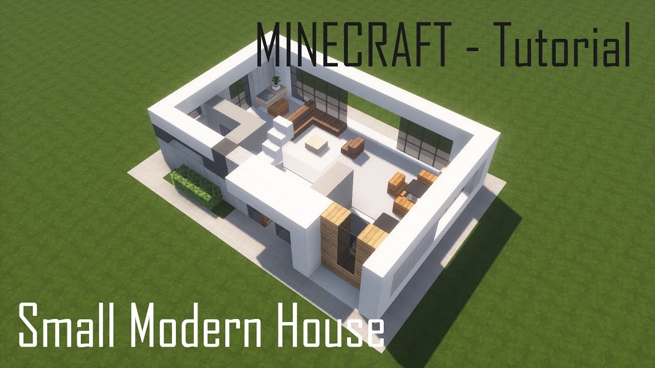 Minecraft Small Modern House 4 Tutorial Interior