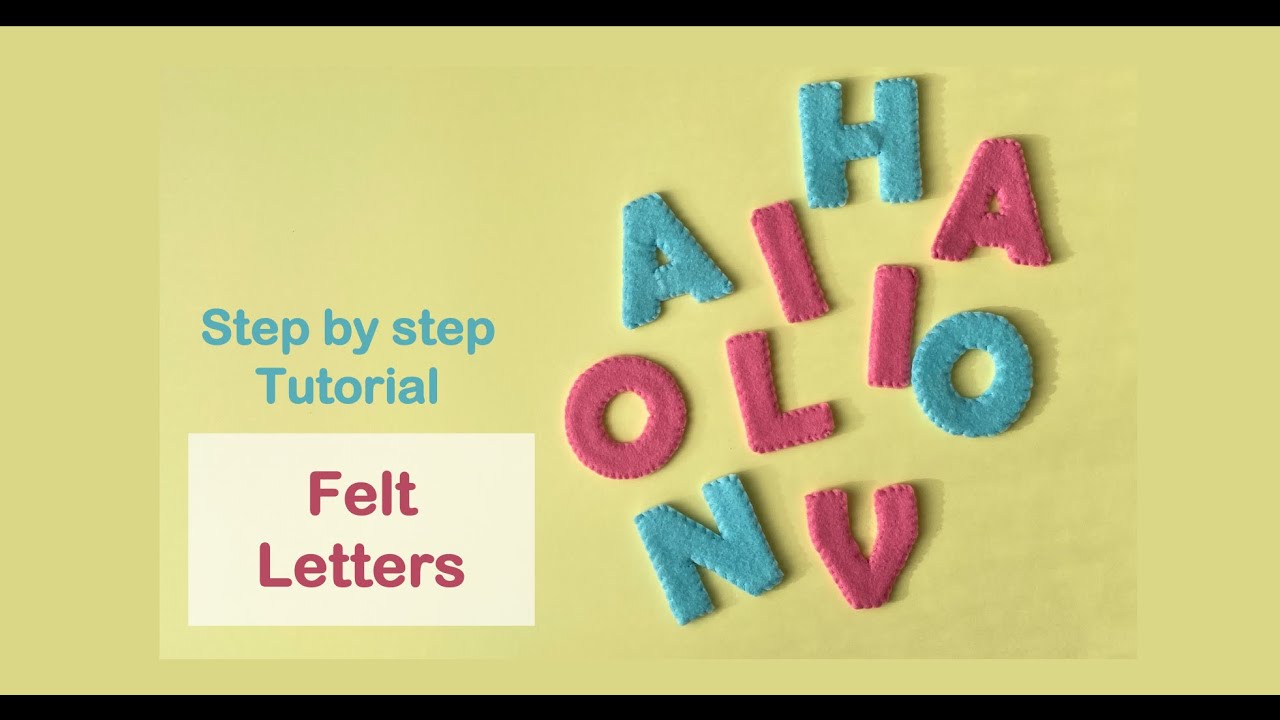 How to Make Felt Letters of the Alphabet » Preschool Toolkit