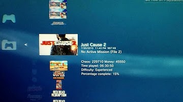 Just Cause 2 - Save File On My PS3 HDD