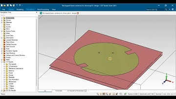 2.45ghz AR less than 3 circular polarized antenna in cst