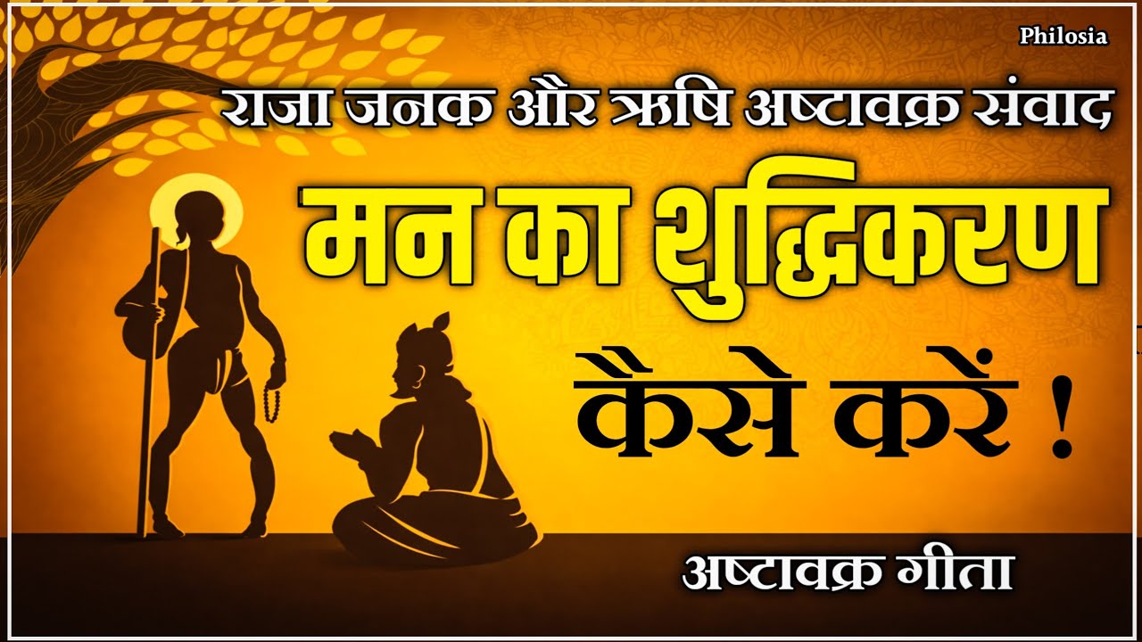 How to Purify the Mind? | Ashtavakra & King Janaka Dialogue on Inner Cleansing. Philosia 