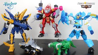 Hasbro Zord Builder: All Power Rangers Dino Fury Megazord Formation ASMR