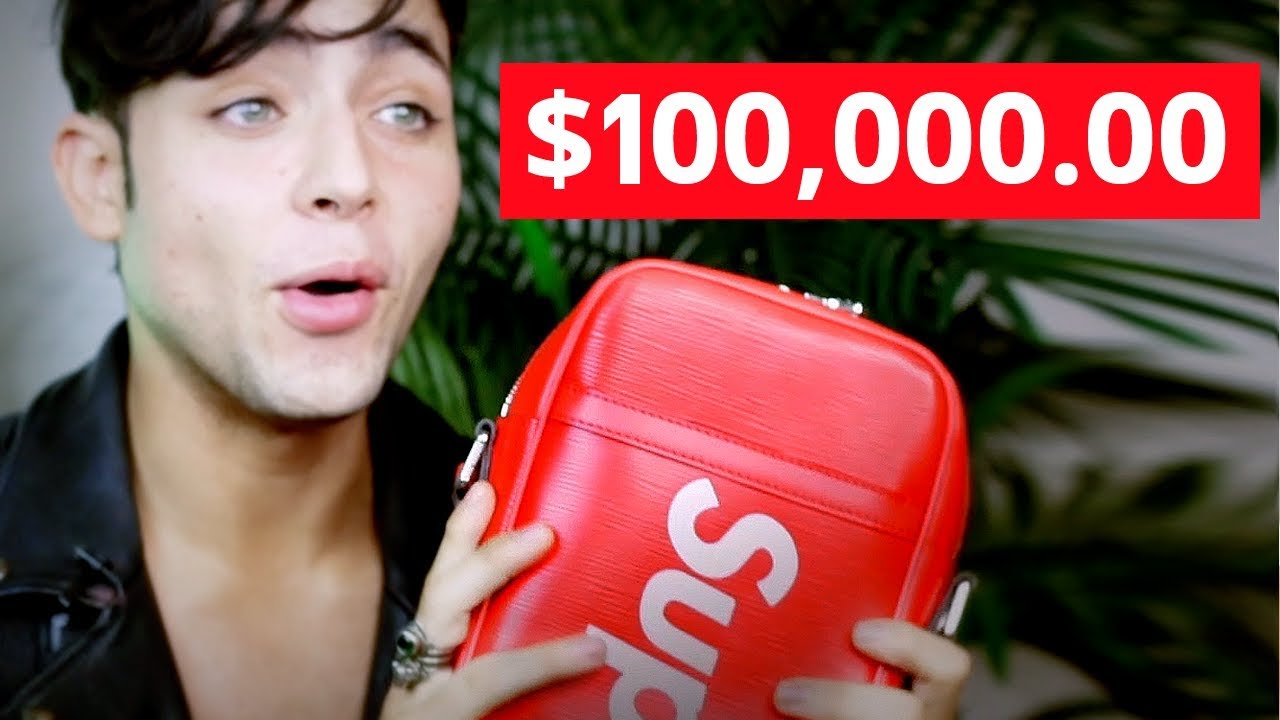 BOLSA DE $100,000 - Supreme x Louis Vuitton ¿Vale la pena el hype? - YouTube