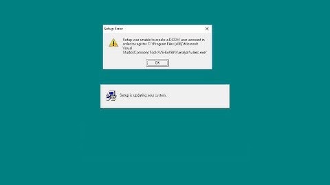 Microsoft visual basic 6.0 - How to fix error DCOM user account on installation