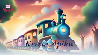 Kereta Apiku (Lyric Video) | Lagu Anak Indonesia | Kids Song