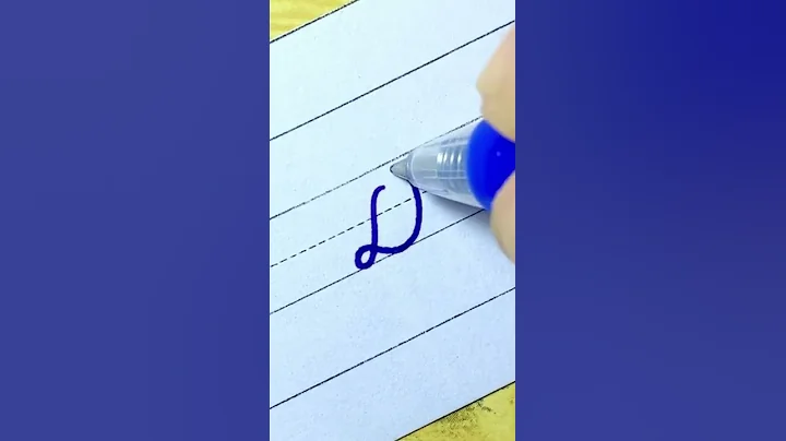 How to write in cursive Capital letter D |Cursive Writing for beginner |Cursive handwriting practice