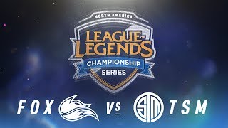 FOX vs. TSM - Week 2 Day 2 | NA LCS Spring Split | Echo Fox vs. TSM(2018)