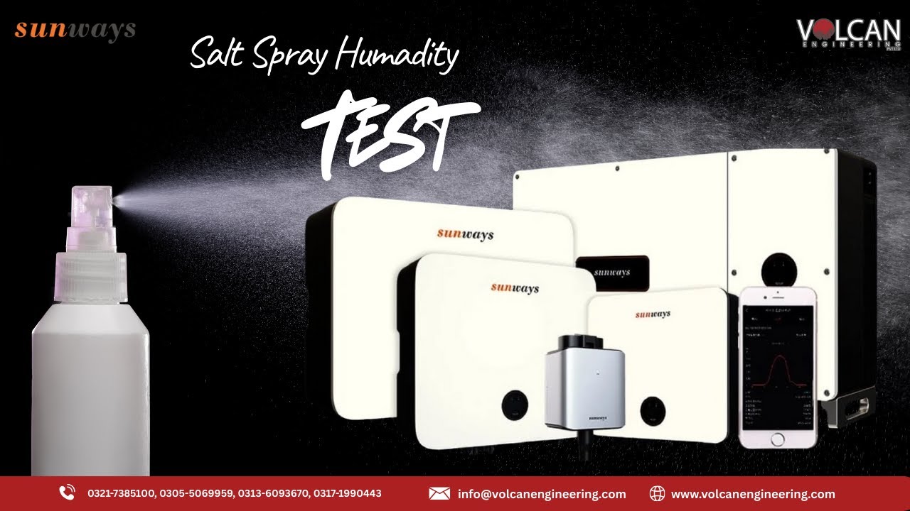 Sunways IP66/IP65 Salt Spray Humidity Test | Volcan Engineering China Factory Visit 2025