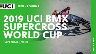 2019 UCI BMX SX World Cup - Papendal (NED) \/ Men Round 3