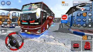 The Armageddon Tunggal Jaya Bus Turns Around the Monument Viral Full of Basuri