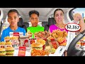 LETTING THE PERSON IN FRONT OF US DECIDE WHAT WE EAT FOR 24 HOURS!