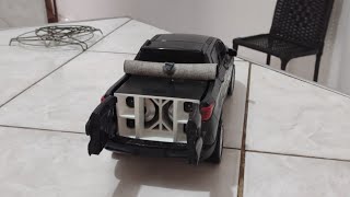 Mini paredão do kallango, carro de controle remoto, varias modificações.  Top 