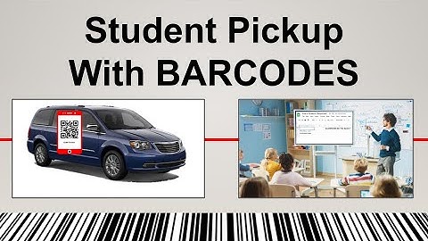 Attendance or Pickup with Google Sheets and barcodes
