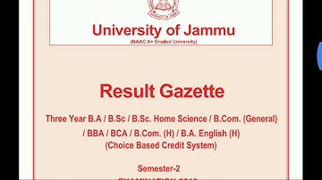 2nd semester result out (UG CBCS)