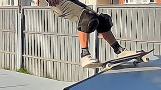 Learn to Feeble Fakie (Frontside) On A Skateboard at Corfe Mullen Mini Ramp