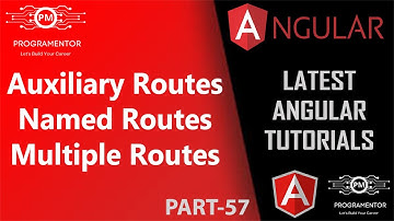 57 | Auxiliary Routes OR Named Routes & Multiple Router Outlets Angular | Angular Tuts  (Hindi/Urdu)