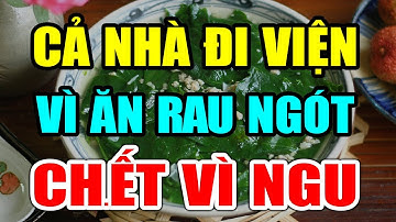 Cảnh báo: CẤM ĂN RAU NGÓT Kiểu Này Kẻo Vô Tình Gi.ết Hại TIM GAN, Rước UNG THƯ Có Ngày CHẾTT ĐỘT TỬ