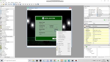 Form pengisian data penyewaan lapangan futsal menggunakan qt designer