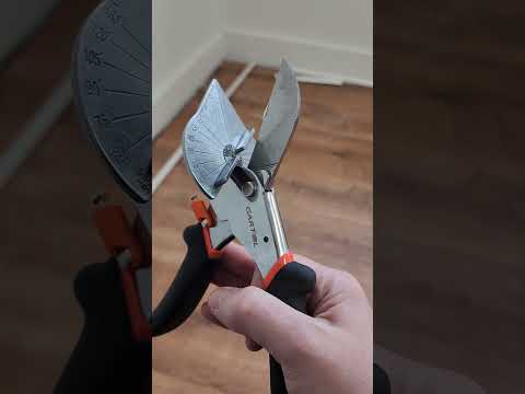 Miter Shears Work On Quarter Round Molding Day Molding Mitersaw 