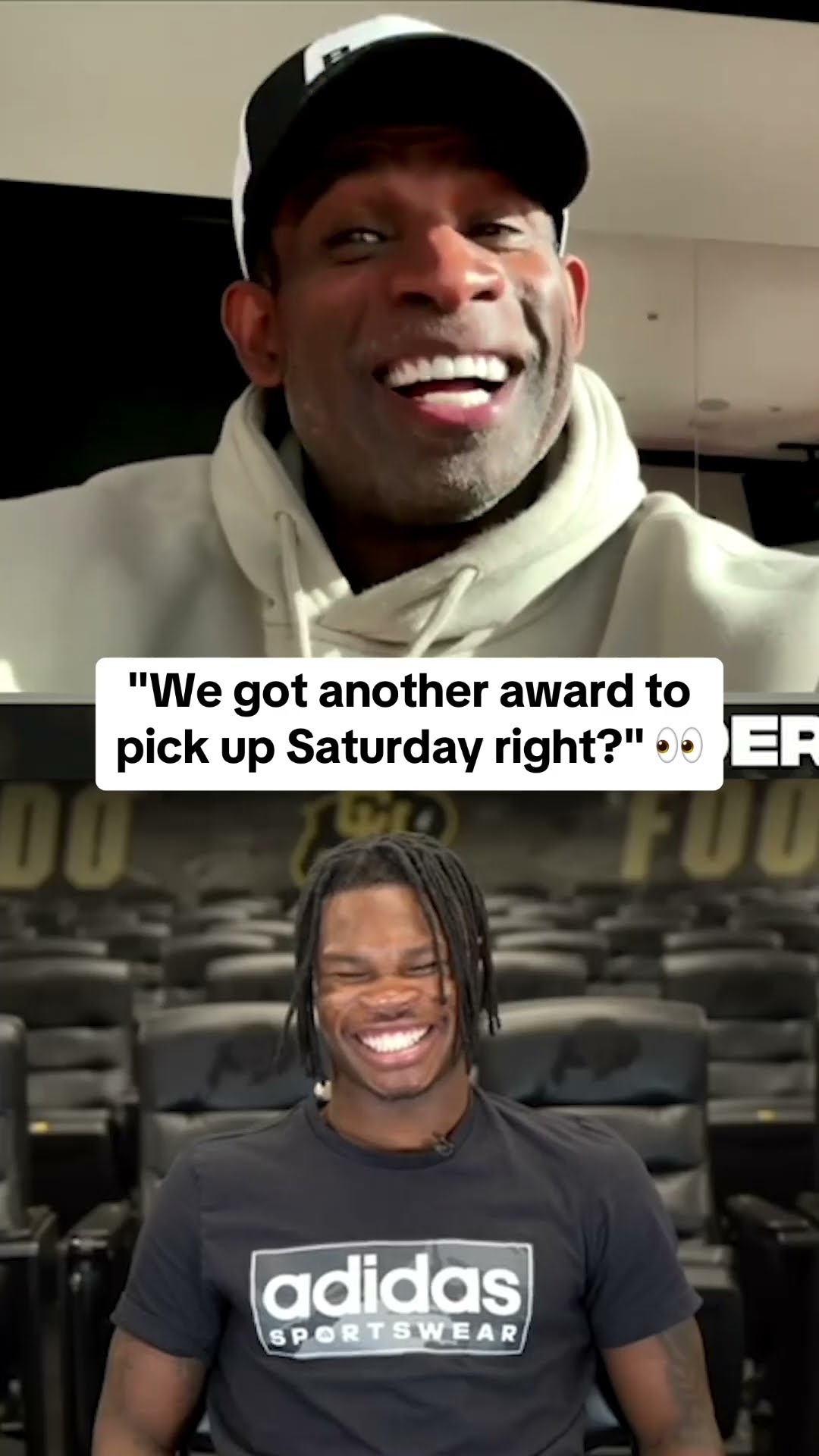Deion Sanders ahead of the Heisman ceremony ?