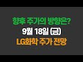 [9월 18일 (금)] LG화학 주가 전망ㅣ물적 분할 후 주가의 흐름은 어떻게 될까?ㅣ과거 사례를 통해 살펴보자ㅣ에코프로, 에코프로비엠, 삼성전자