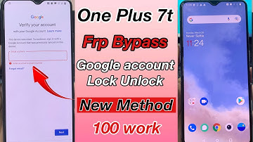 Oneplus 7t frp bypass | oneplus 7t google account lock unlock without pc new method 2023