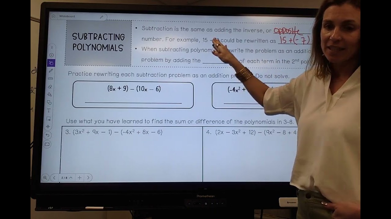 Unit 6 adding and subtracting MTM