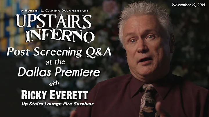 UPSTAIRS INFERNO Q&A with Ricky Everett, Up Stairs...