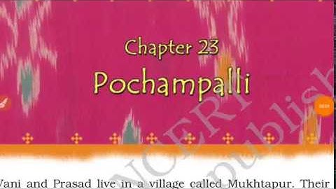 Clas 4th EVS  Pochampalli chapter 23 full explanation हिंदी में