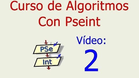 Curso Algoritmos. Vídeo 2