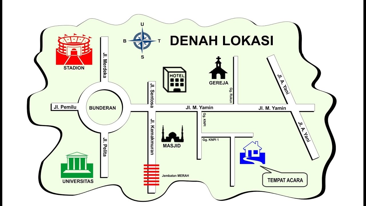 Tutorial Coreldraw Cara Buat Denah Lokasi Dengan Mudah Dan Cepat