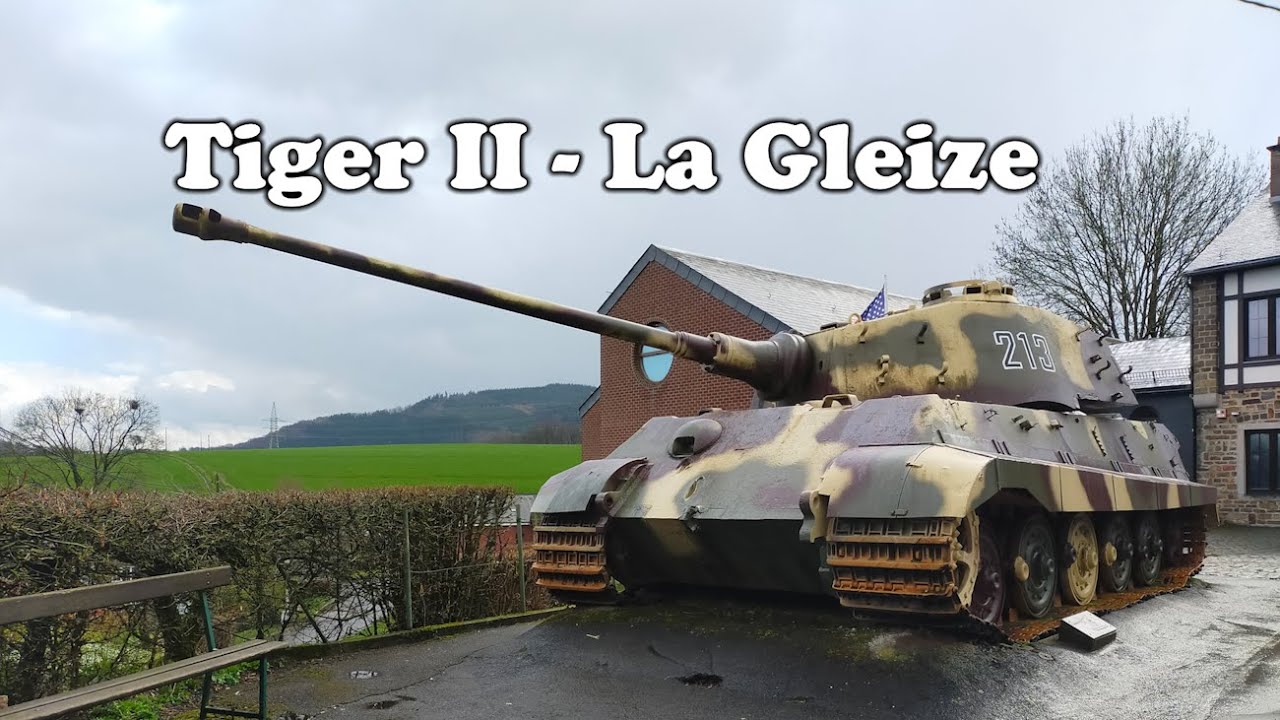Promenade autour du char Tigre II de La Gleize