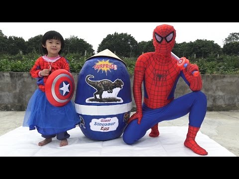 Giant Egg Surprise Opening Dinosaur – Săn Khai Quật Trứng Khủng Long Khổng Lồ ❤ AnAn ToysReview TV ❤ | Foci