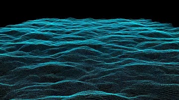 Fractal Field Particle Waves | Free Motion Graphics | 4K UHD