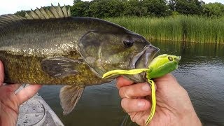 Trying The Frog On Some River Bass