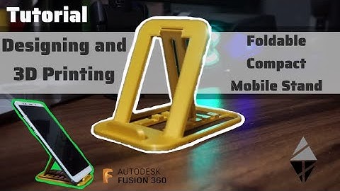 PRINT IN PLACE MOBILE STAND || DESIGN Speedrun || 3D PRINTED