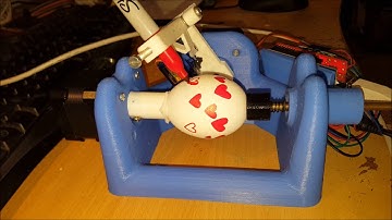 3D printed EggBot - First test