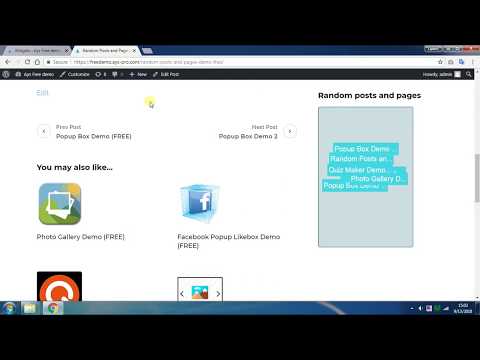 WordPress random posts/pages plugin