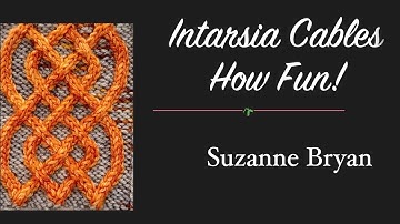 Intarsia Cables Worked Flat