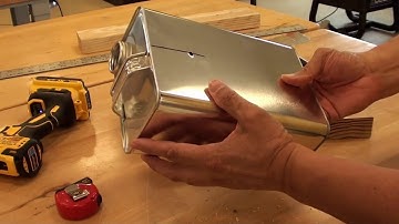 Building a Radio Horn Telescope - CAN - Drilling the Hole in the Can