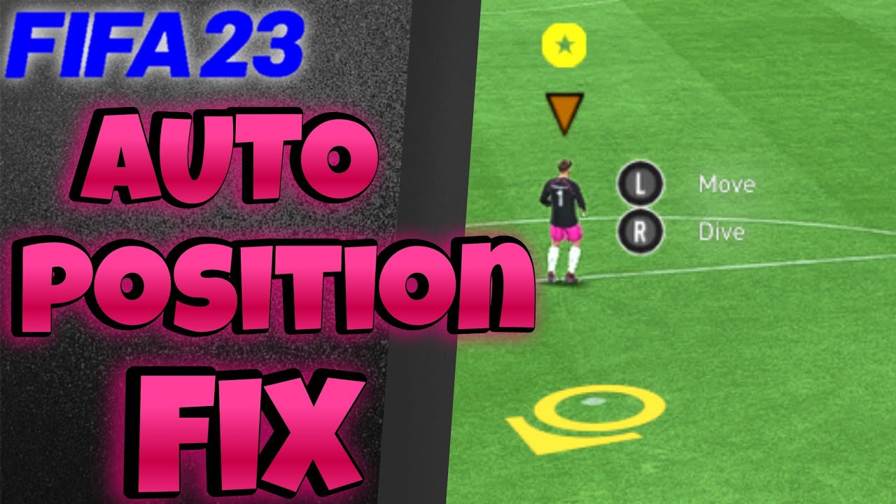 FIFA 23 - How to FIX Auto position for GK %100 FIX - YouTube